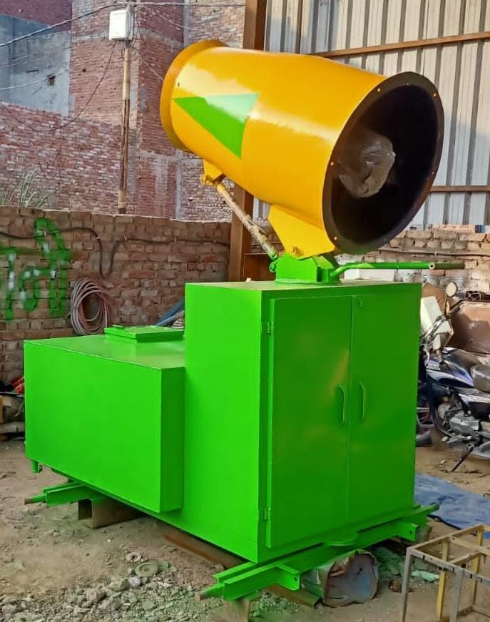 Empower ECS dust suppression mist cannon units at facility