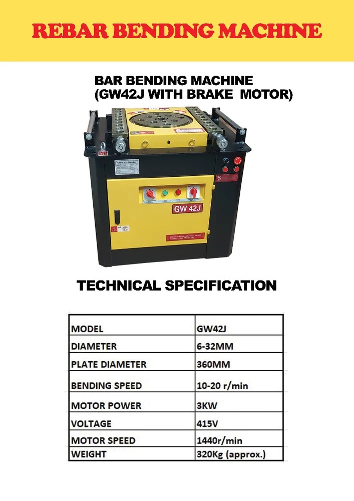Bar Bending Machine GW42 — gallery image
