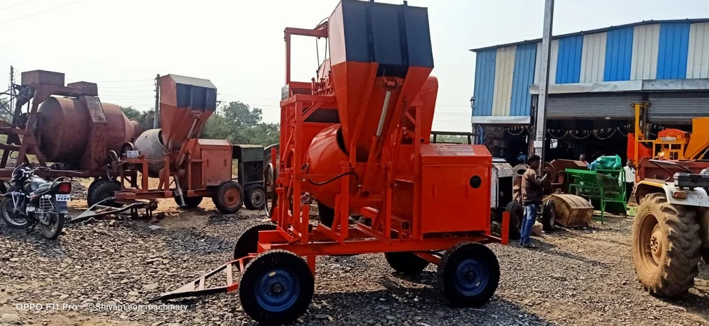 Lift Type Concrete Mixer